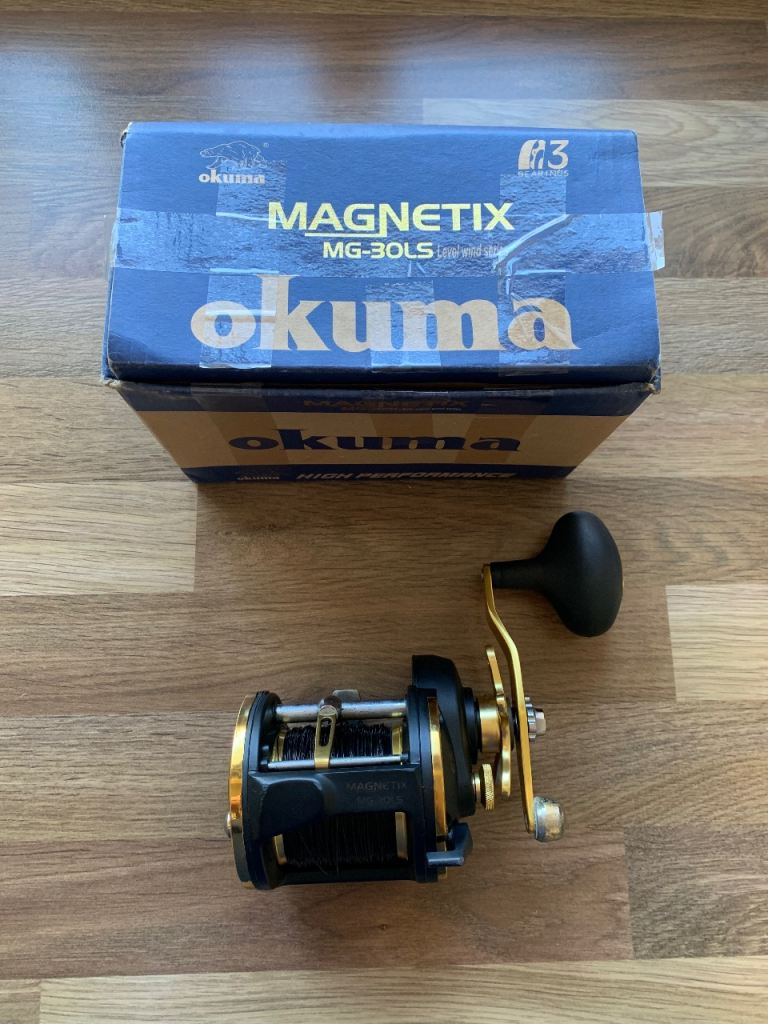Okuma MAGNETIX MG-45LS ベイトリール Okuma Magnetix MG 45 LS sea Fishing level wind multiplier Reel