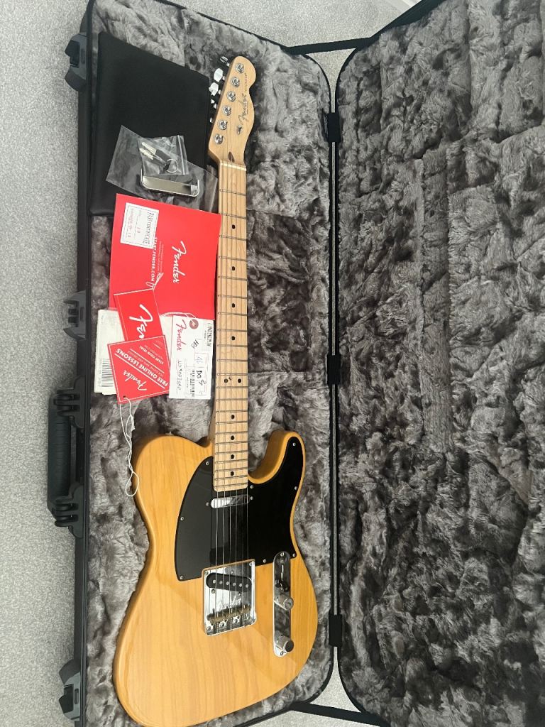 US made Fender Telecaster in butterscotch