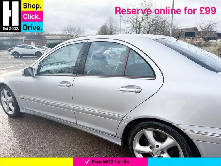 2006 Mercedes-Benz C Class 1.8 C180 Kompressor Avantgarde SE Saloon 4dr Petrol Automatic (193 g/k...
