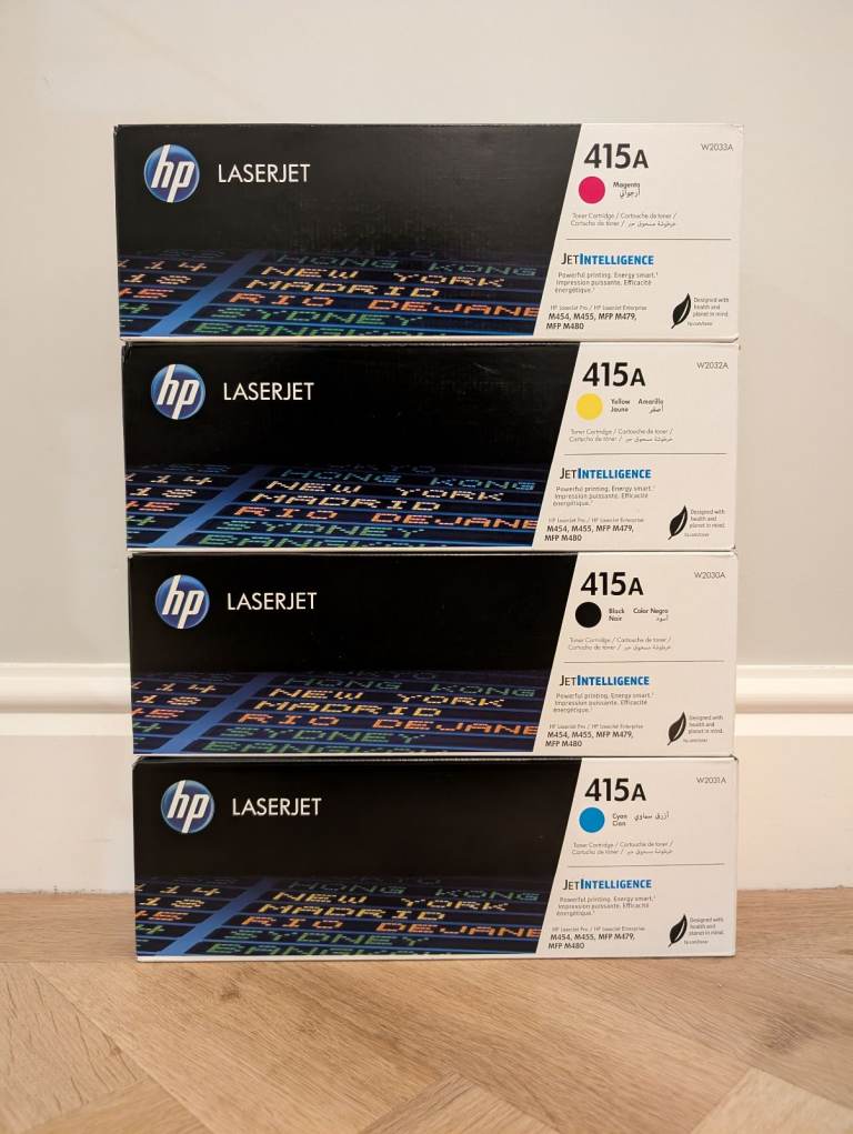 Genuine HP 415A Original LaserJet Toner Cartridge Multipack