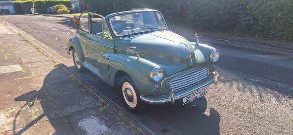1957 Factory Original Morris Minor 1000 Convertible. Great Driver And Condition Classic Car. 