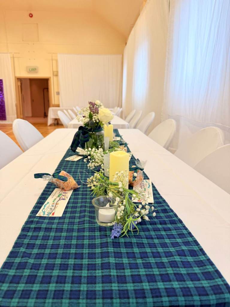 8x Black Watch Table Runners - good for weddings / Scottish events