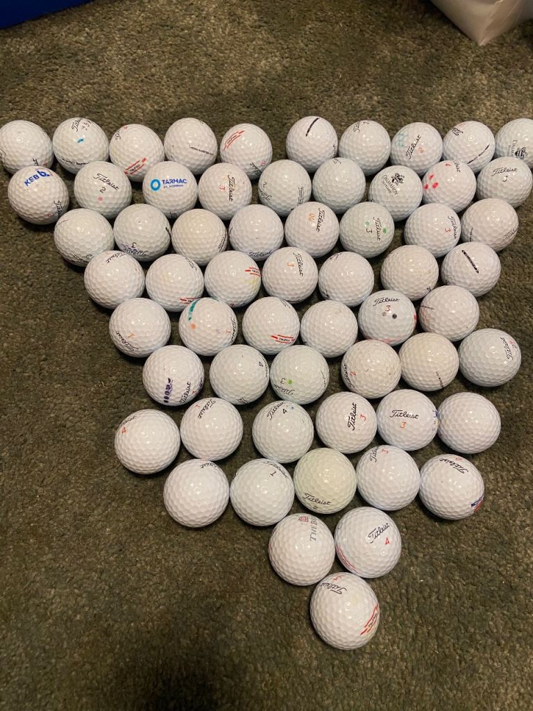 Charity golf ball sale 30 for £10 Titleist