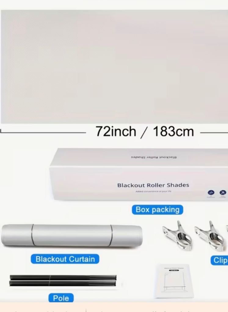 Blackout Roller Blind（ brand new）