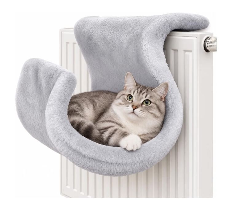 Grey Cat Bed Radiator Hanging from Amazon New Unused