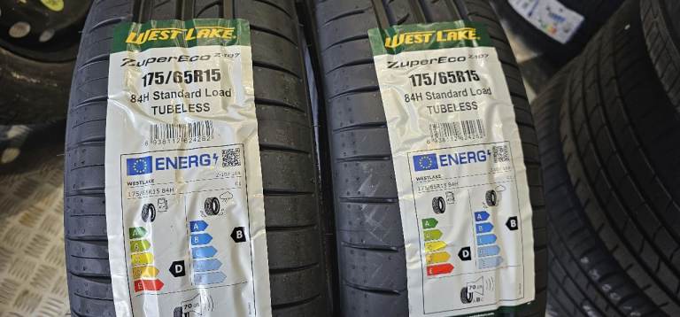 175 65 15   2 x NEW !! tyres Westlake Zuper Eco Z-107
