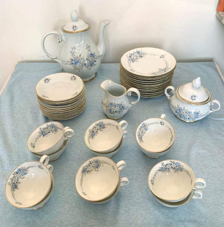 Coffee China Set from Finland, by Raija Uosikkinen 1949 signed and dated
