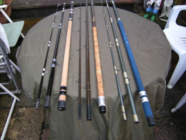 FOR SALE 3 COARSE FISHING RODS + BOOK