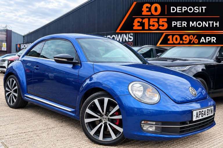 2014 Volkswagen Beetle 2.0 TSI Turbo Black DSG Euro 5 3dr HATCHBACK Petrol Automatic