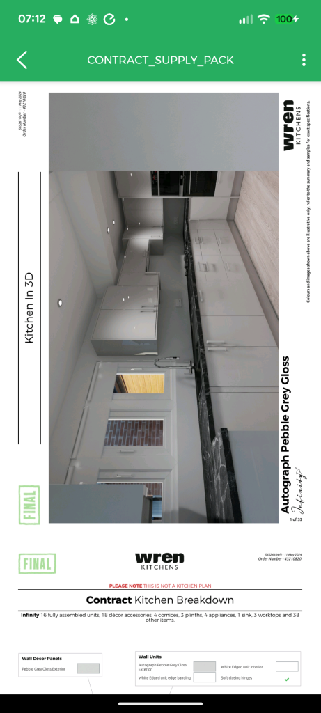 Wren Kitchen units 
