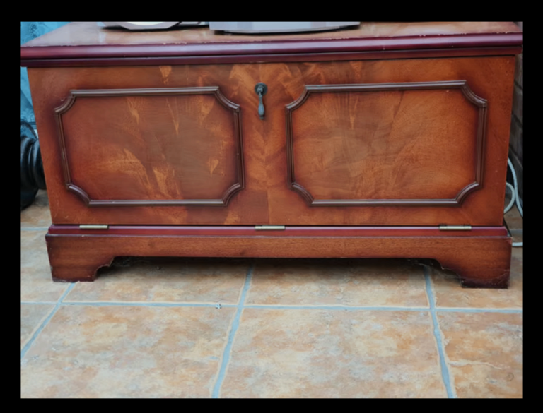 Wooden TV cabinet