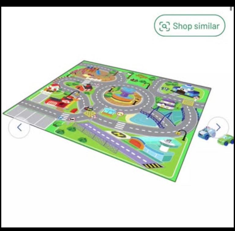 Chad Valley Dual Sided Toy Car Mat 