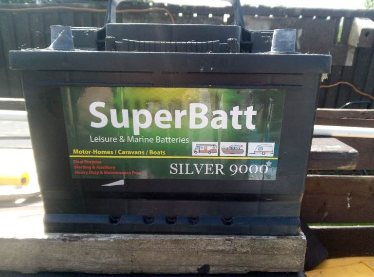 superbatt silver battery leisure  