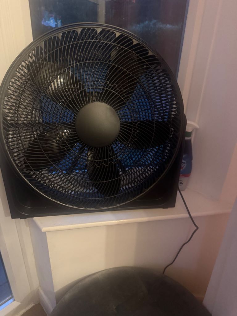 Black Box Fan - Good Condition, Ready for Summer