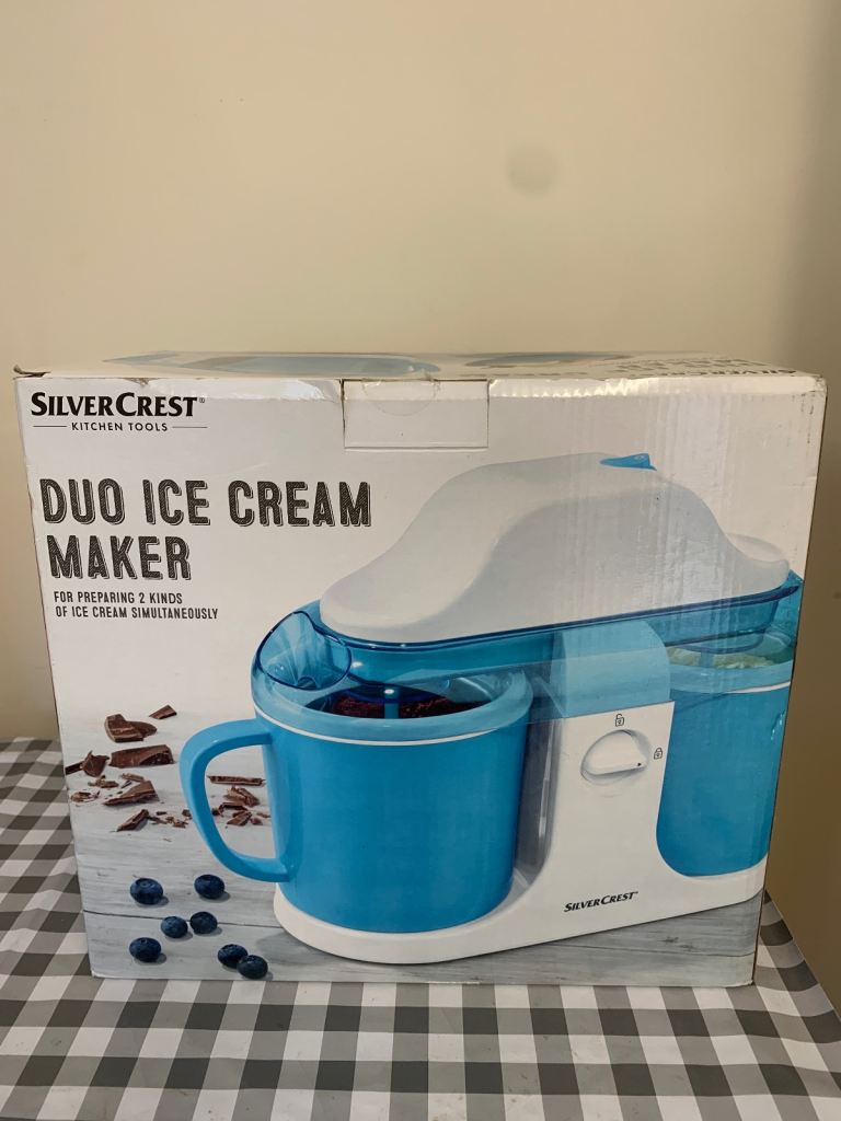 SilverCrest Duo Ice Cream Maker – Brand New in Box