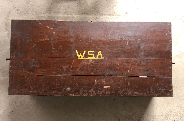Vintage carpenters tool box 