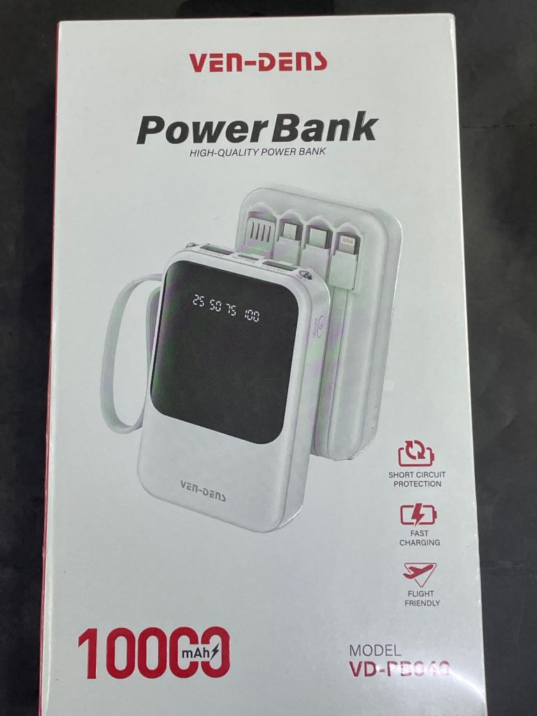 Ven-Dens Power Bank 10000mAh