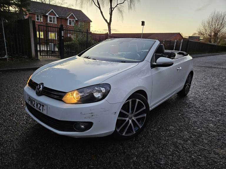 BARGAIN VW GOLF MK6 GT-TDi CABRIOLET (CONVERTIBLE) SERVICE HISTORY, £35 TAX, 3 MONTH WARRANTY 