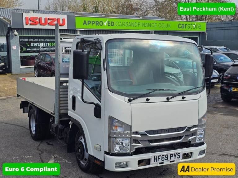 2019 Isuzu Grafter White 1.9D Euro 6 Dropside, 45,800 miles, ULEZ compliant, 6-Speed manual, B Dr...