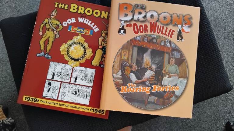 The Broons and Oor Wullie Hardback Books  