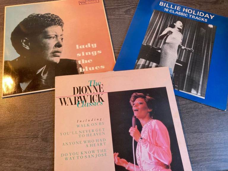 Job lot x 3 vinyl – Billie Holiday/Dionne Warwick 