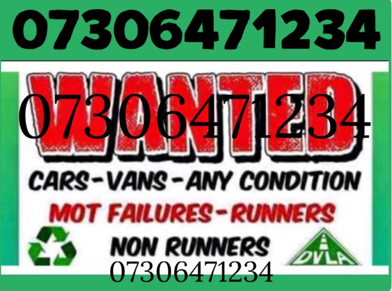 ♻️‼️ SCRAP CARS VANS WANTED CASH TODAY ANYTHING DAMAGED NO MOT NON RUNNERS COLLECT FAST