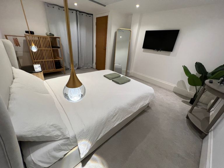 Gold Stylish Pendant light x 2