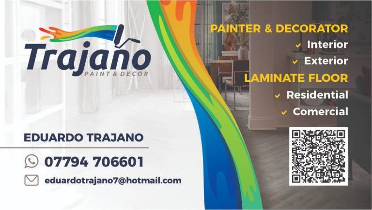 Professional painter and decorator and laminate flooring 