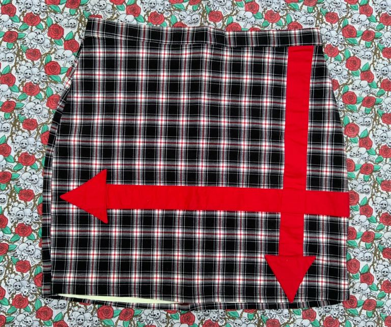 ***RARITY*** Authentic mod punk scooter mini skirt - S/XS cotton