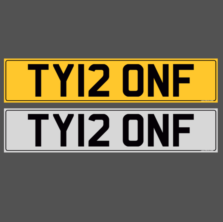 TY12 ONF - TYRONE Cherished Registration Number Plate