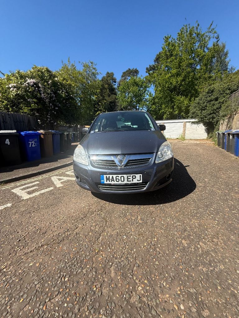 Vauxhall, ZAFIRA, MPV, 2010, Manual, 1686 (cc), 5 doors