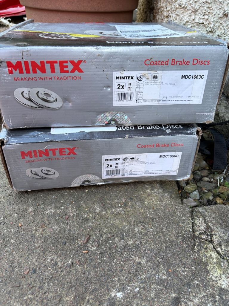 Ford transit connect MINTEX front and rear Brake Discs 