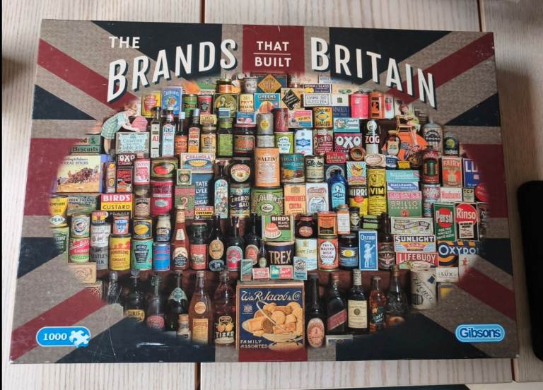 Gibsons 1000 Piece Jigsaw Puzzle - The Brands That Built Britain