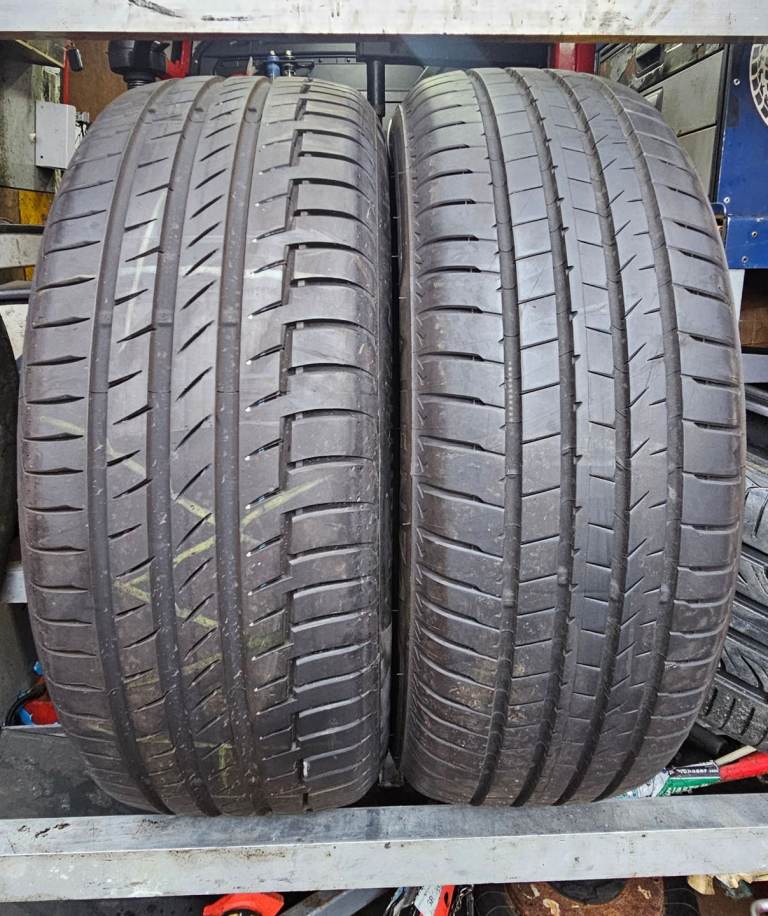 2 x 225 55 19 Continental & Bridgestone 8mm Tread bargain 