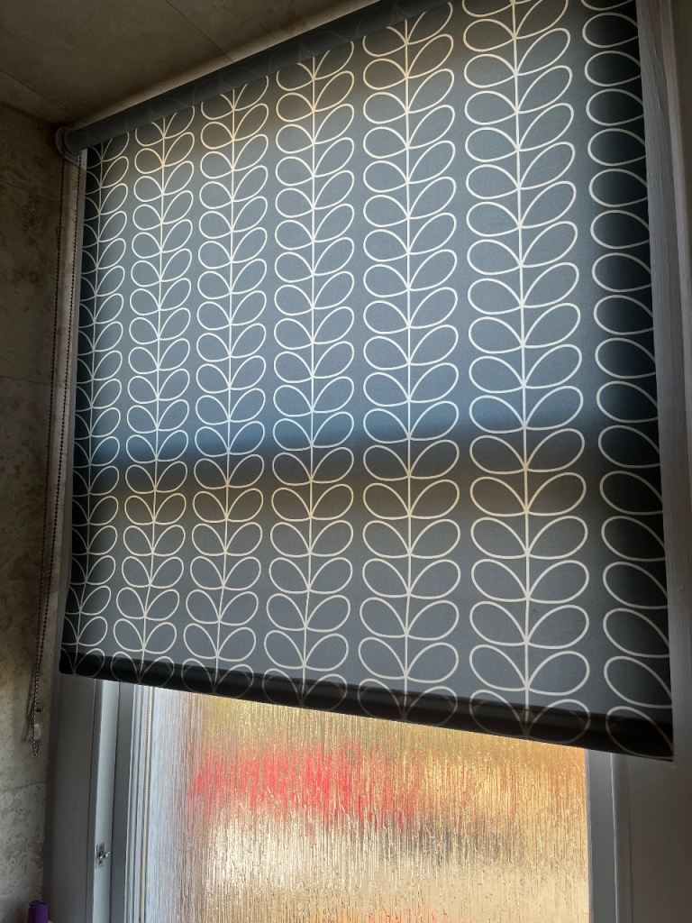Orla Kiely Roller Blind – good Condition – Includes Fixtures & Fittings
