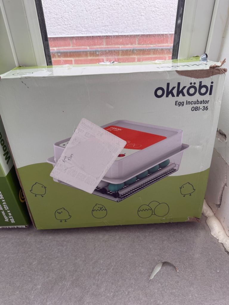Okkobi 36 egg incubator 