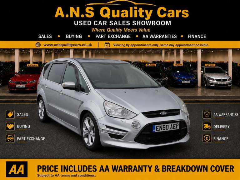 Ford S-Max 2.0T EcoBoost Titanium X Sport Powershift Euro 5 5dr Petrol Automatic