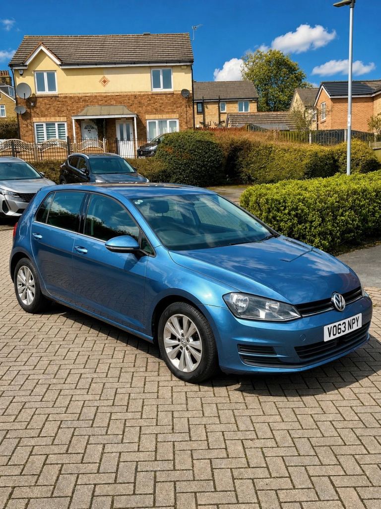 2013 (63) VOLKSWAGEN GOLF MK7 2.0 TDI SE AUTOMATIC DSG BLUEMOTION TECH START/STOP BLUE
