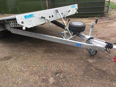 Flat Bed Triple Axle Trailer 16' x 7' 3" - Woodford FBT 151