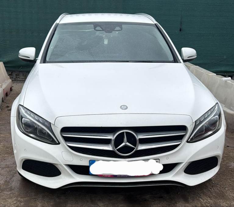 Mercedes C Class C220 W205 white Complete Front End breaking parts manual