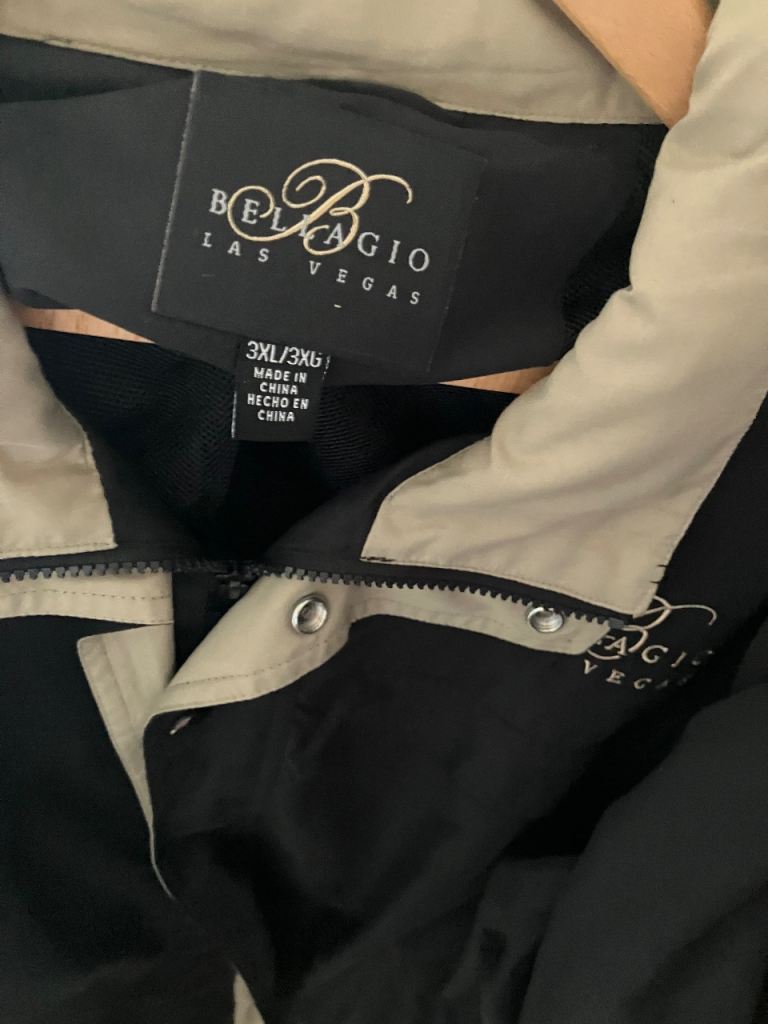 Bellagio waterproof xl jacket