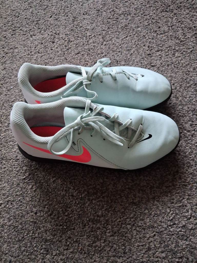 Nike Phantom GX Football Boots - Light Blue, Good Condition