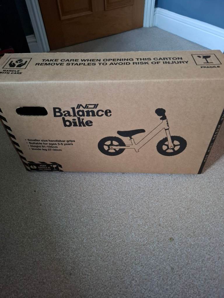 Brand New Childs Indi Balance Bike - 10" Wheel, Boxed, New, Unused