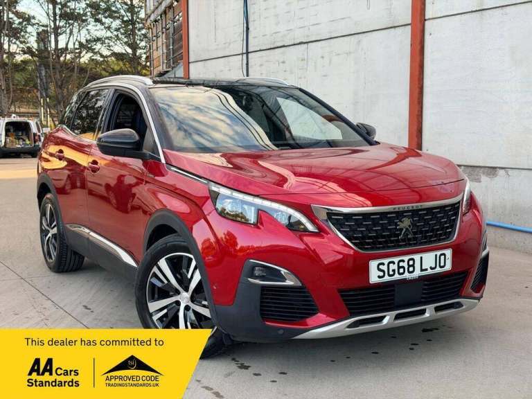 2019 Peugeot 3008 1.5 BlueHDi GT Line Euro 6 (s/s) 5dr HATCHBACK Diesel Manual