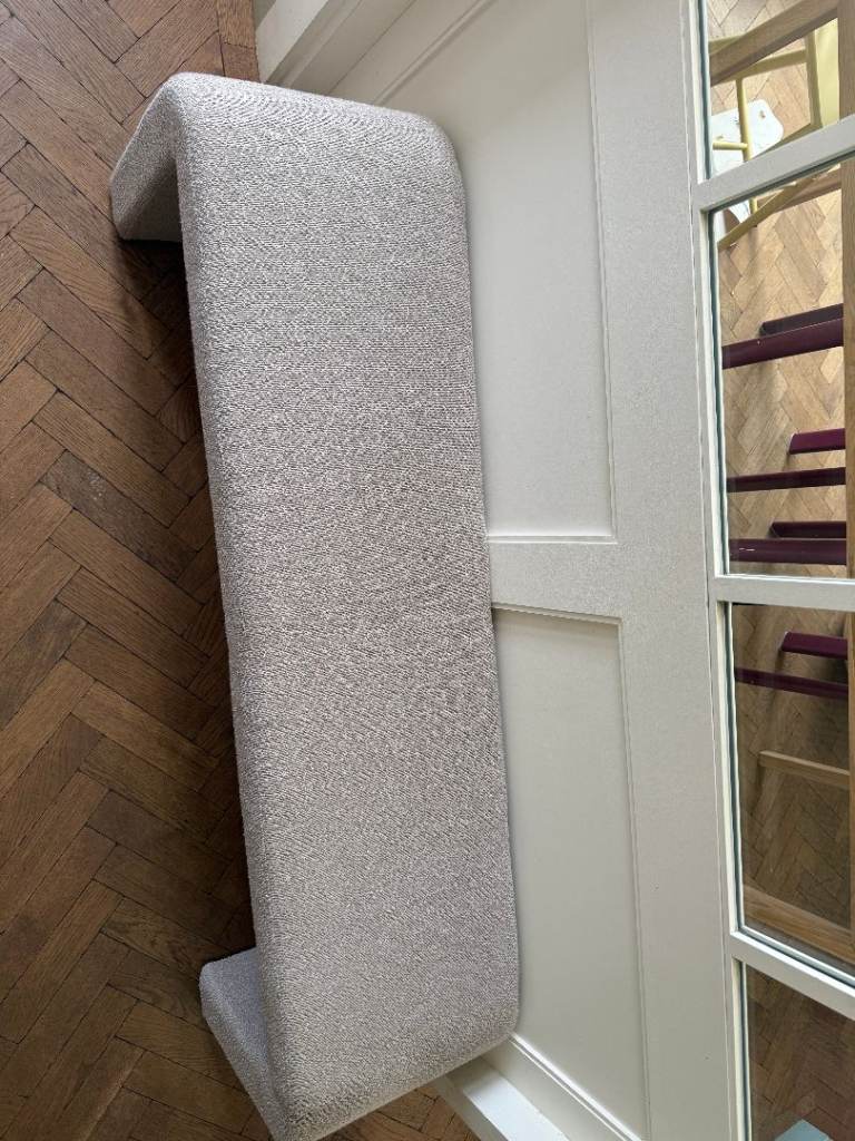 2 Seater Boucle Dining Bench