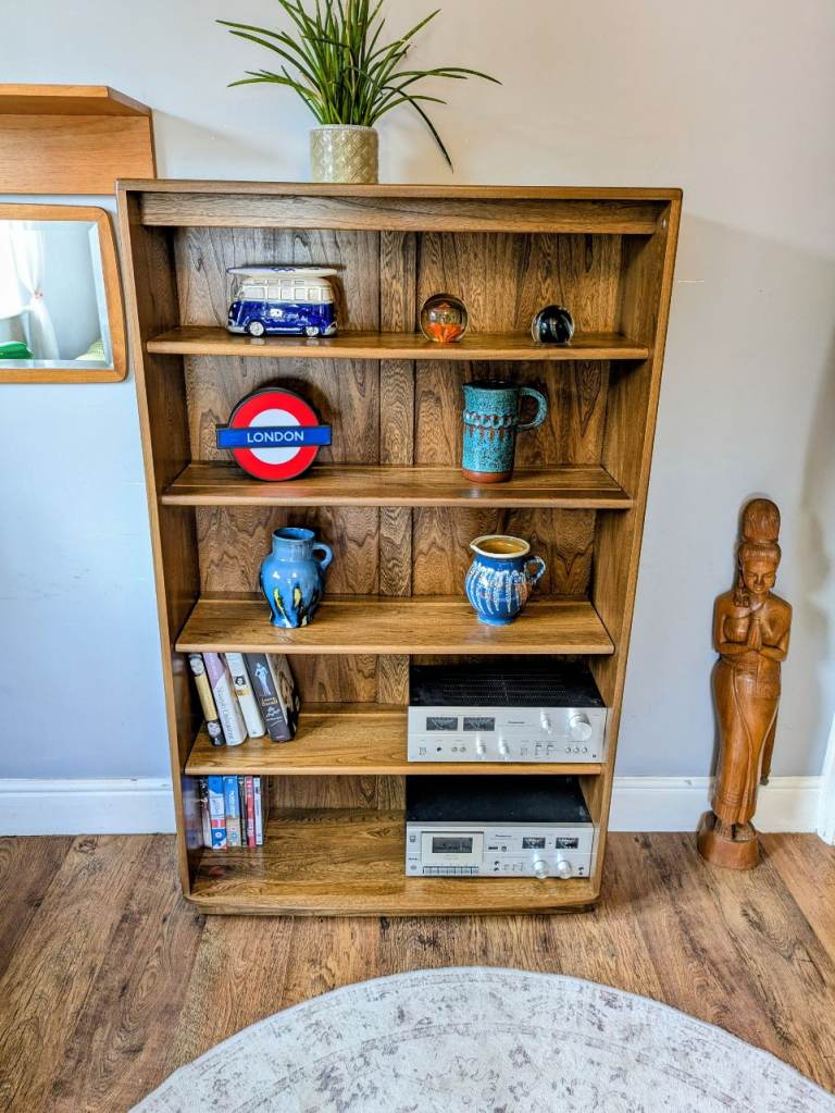 Ercol Windsor Bookcase Shelving Unit  Mid Century Delivery Available 