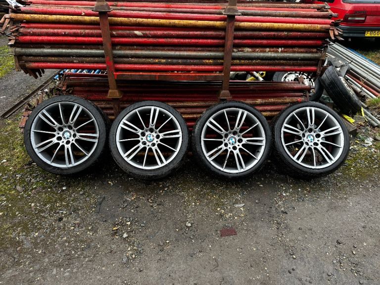 18” BMW MV3 Alloys Grey Staggered E90 E91 5x120 