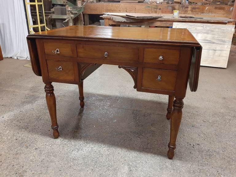 Lovely Antique Walnut Desk Delivery Available 