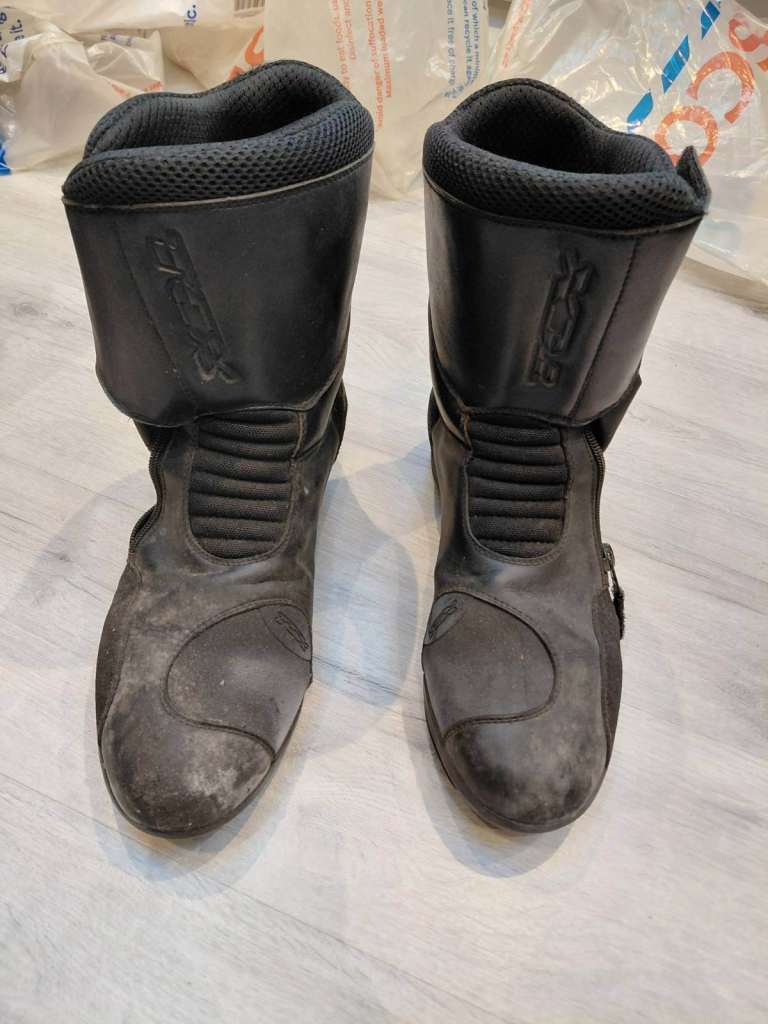 Men's TCX Motorcycle Touring Boots - Water Resistant (Size 45 EU)