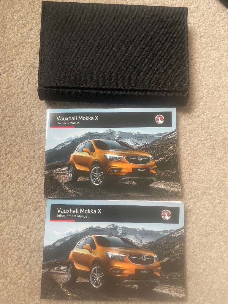 Vauxhall Mokka X 2021 onwards  Owner's and Infotainment Manuals with Wallet